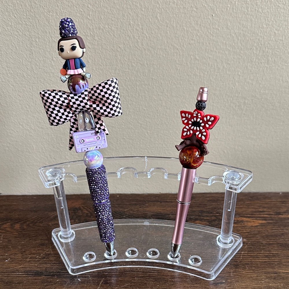 Decorative bead Pens Stranger Things Eleven and Demogorgon